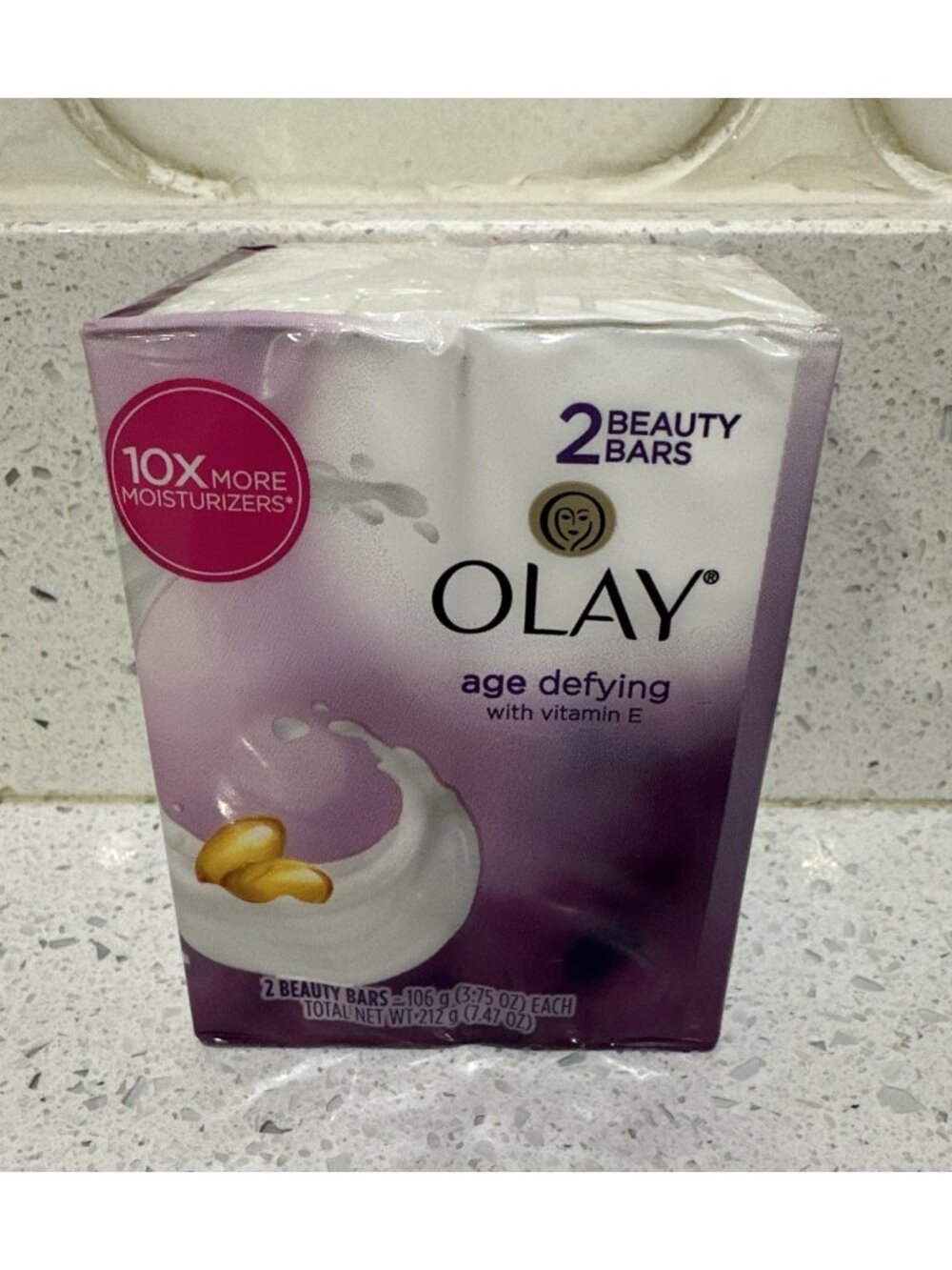 Olay Age Defying Soap Original Formula Vitmain E Beauty 2 Bars 10x Moisturizers